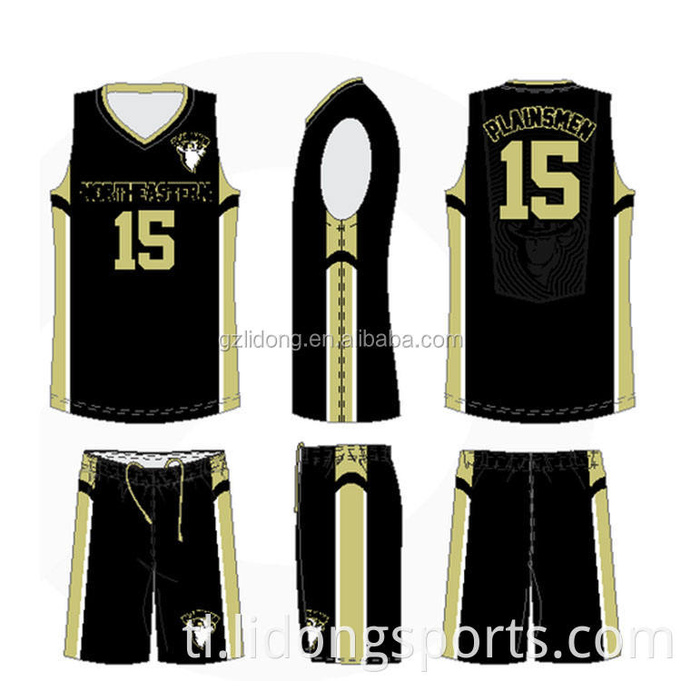 Pinakamahusay na Basketball Uniform Design Color Blue Basketball Uniform Design China Basketball Uniform